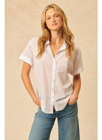 The Shay Shirt- white - Stylish In The Saddle