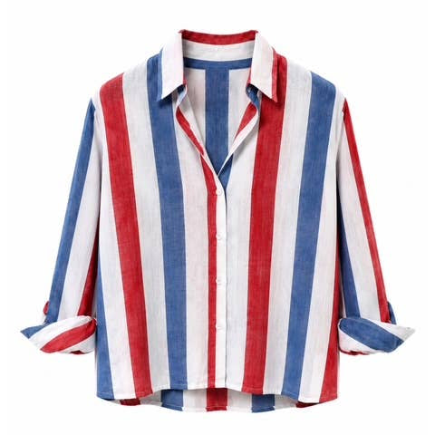 Surf Stripe Button Down Shirt