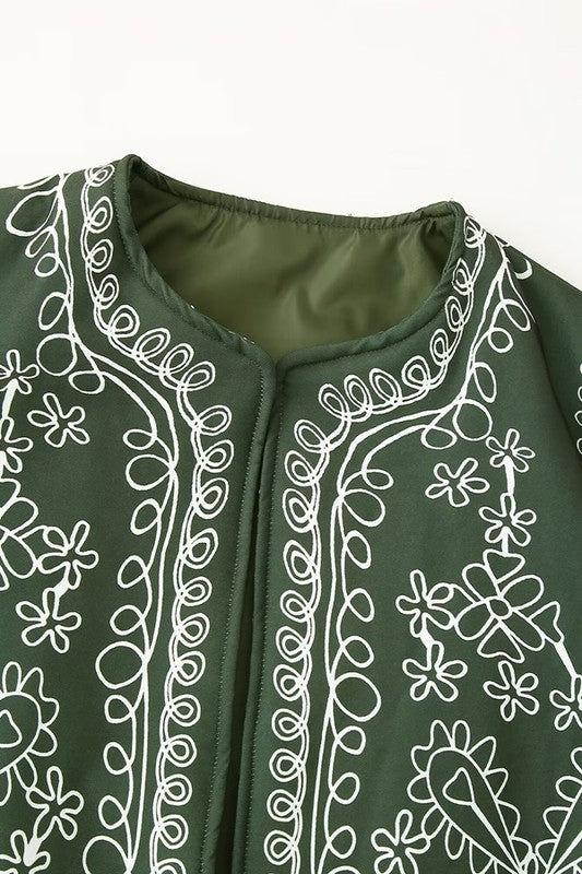 Floral Scroll Hunter Jacket - Stylish In The Saddle