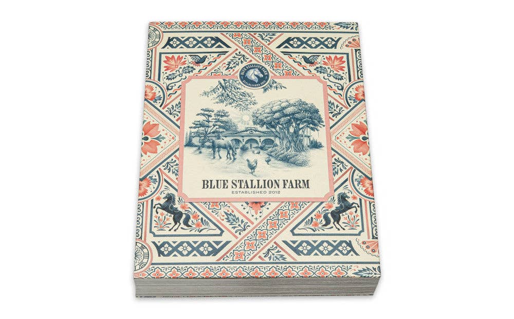 Blue Stallion Farm Lifestyle & Cook Book- Large Coffee Table Size - Stylish In The Saddle