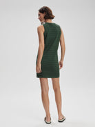 Mindy Contrast Stitch Knit Dress - Stylish In The Saddle