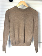 Cashmere Crew Neck Natural - Stylish In The Saddle