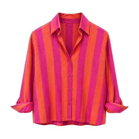 Surf Stripe Button Down Shirt