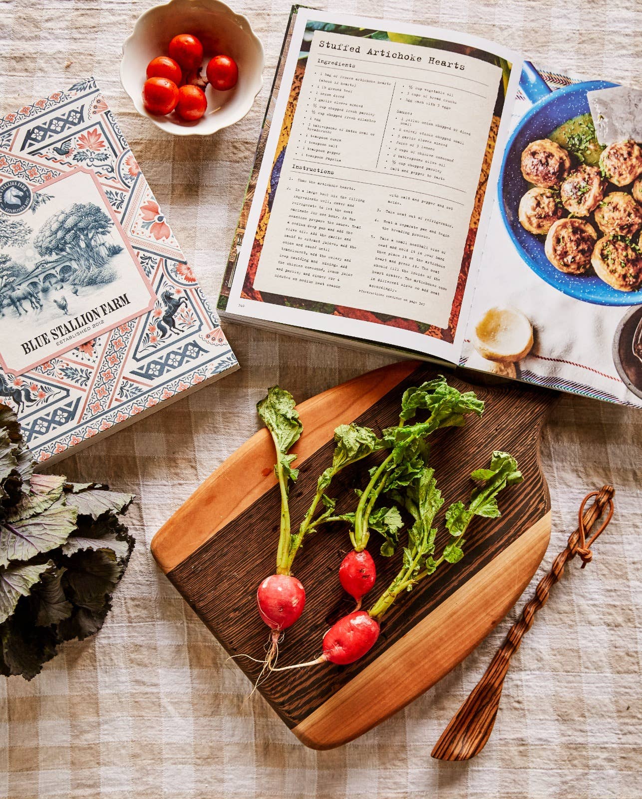 Blue Stallion Farm Lifestyle & Cook Book- Large Coffee Table Size - Stylish In The Saddle