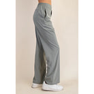 Woven Straight Trouser Athletic Pants - Stylish In The Saddle