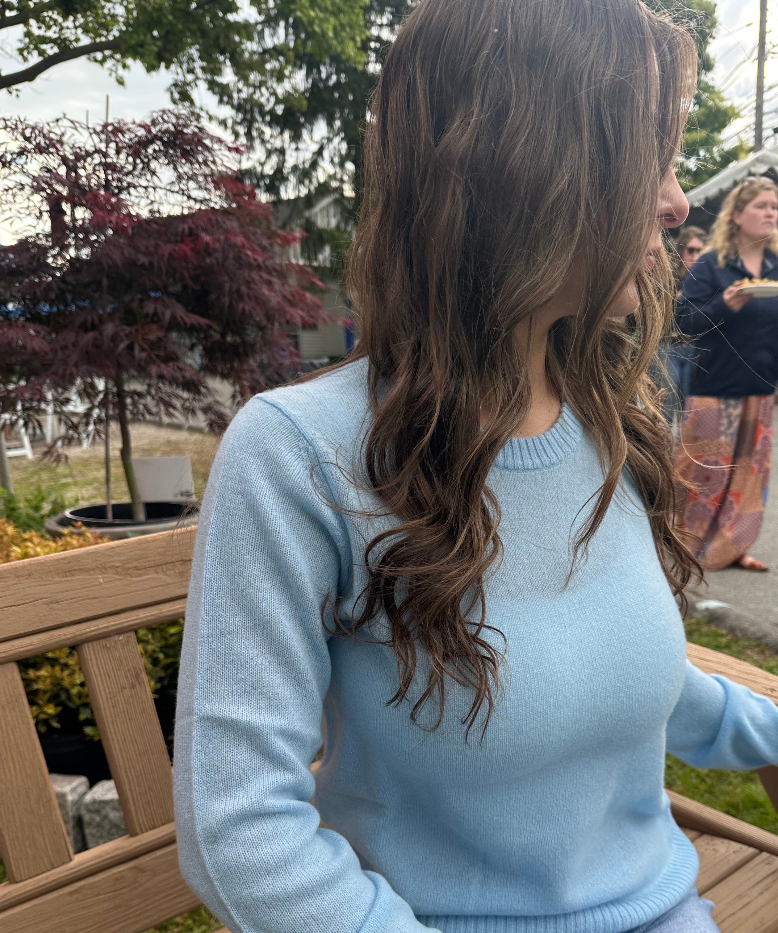 Cashmere Skyline Crew - Stylish In The Saddle