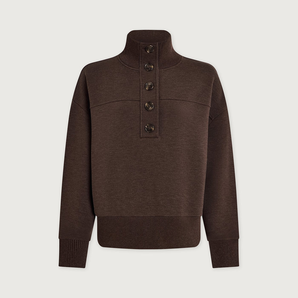 Bronya Button Placket Sweat