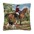 The Hunt Hook Pillow - Stylish In The Saddle