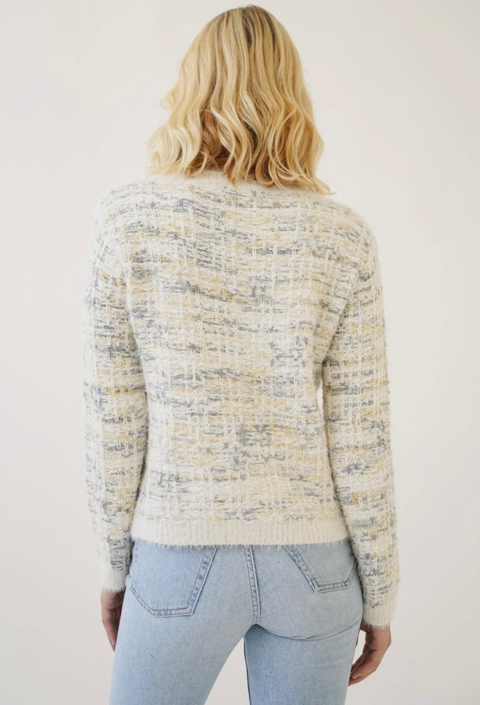 Soft Tweed Crème Sweater