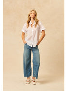 The Shay Shirt- white - Stylish In The Saddle