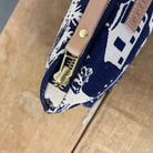 Navy Farmhouse Toile Laura Bag - Stylish In The Saddle