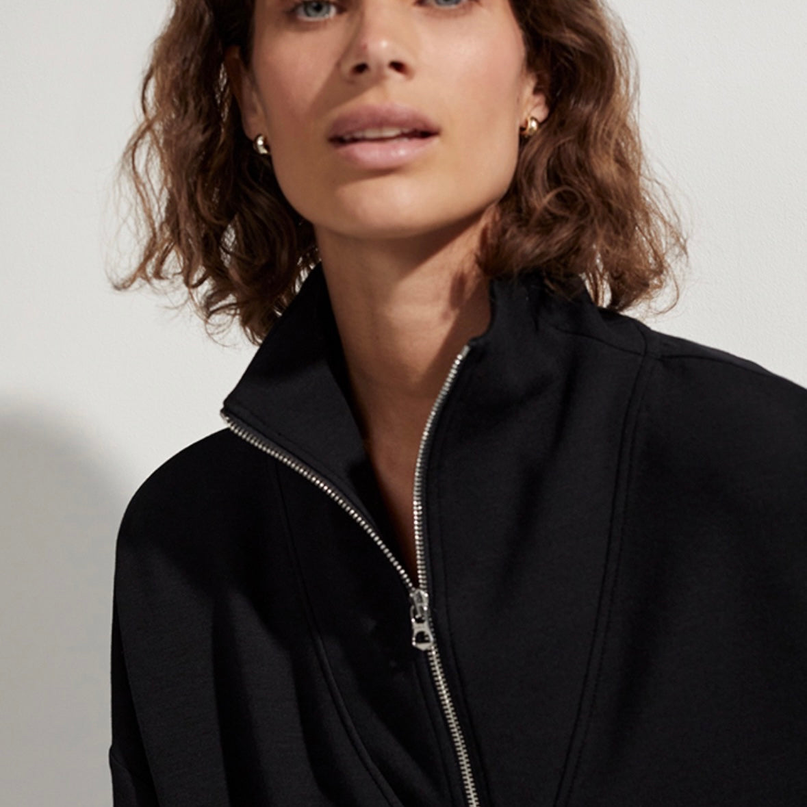 Hawley Quarter Zip Sweater Black - Stylish In The Saddle