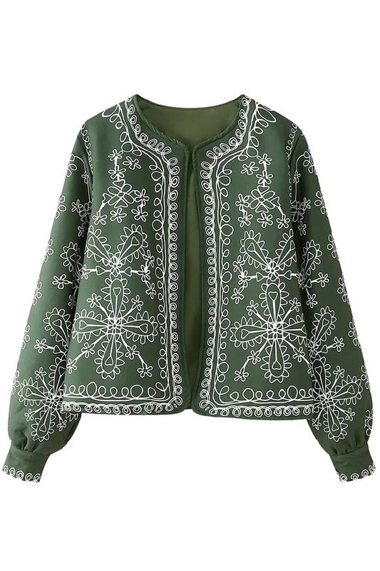 Floral Scroll Hunter Jacket - Stylish In The Saddle