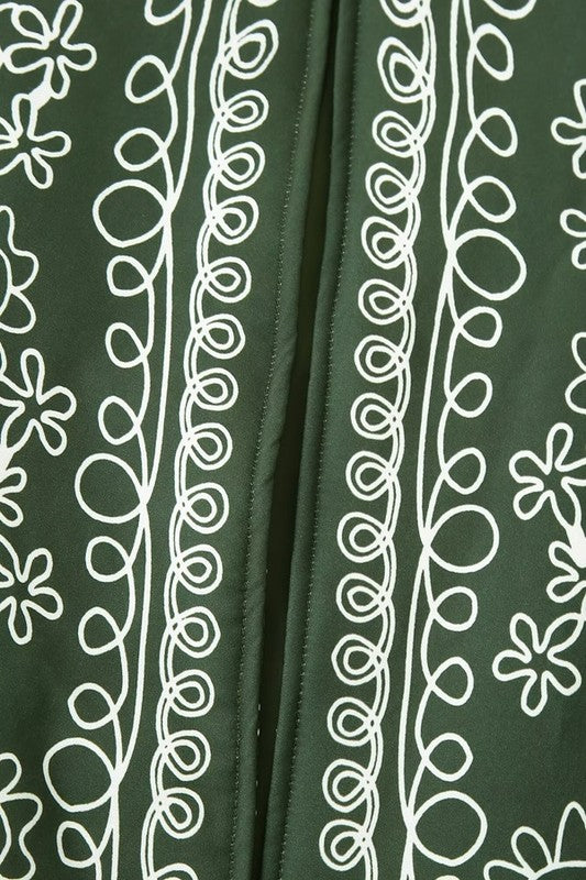 Floral Scroll Hunter Jacket - Stylish In The Saddle