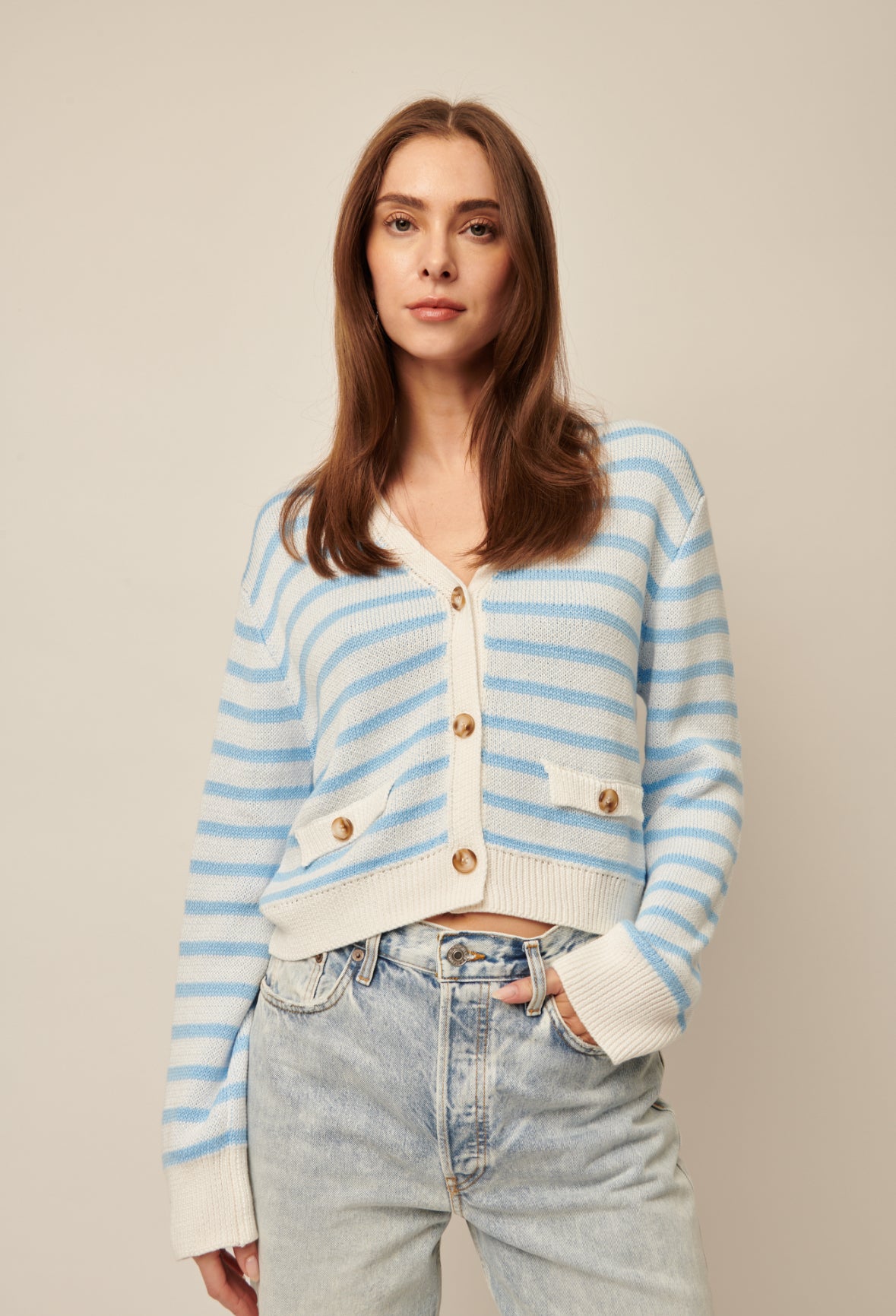 Gracie Striped Sweater - Stylish In The Saddle