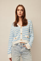 Gracie Striped Sweater - Stylish In The Saddle