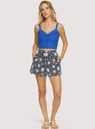 Bloom Embroidered Shorts - Stylish In The Saddle
