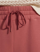 Varley Ollie High Rise Shorts Rose - Stylish In The Saddle