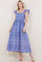 Floral Embroidered Dress - Stylish In The Saddle