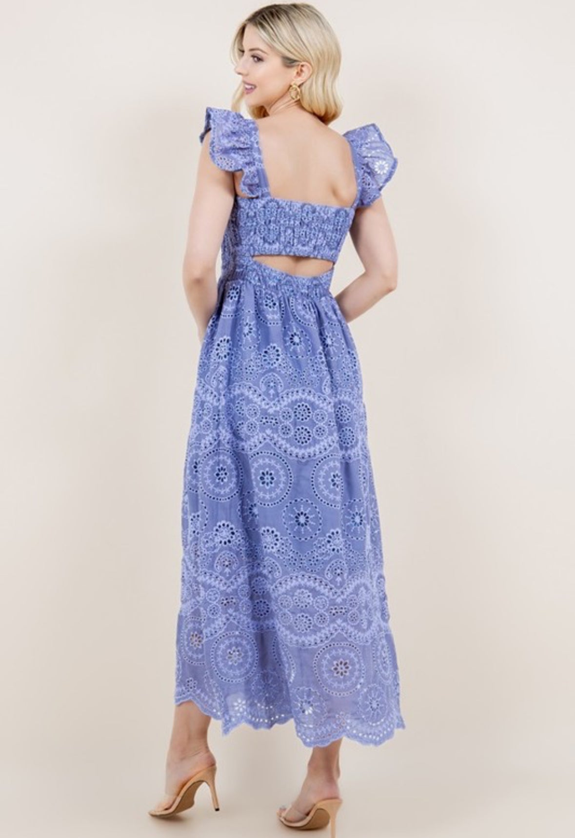 Floral Embroidered Dress - Stylish In The Saddle