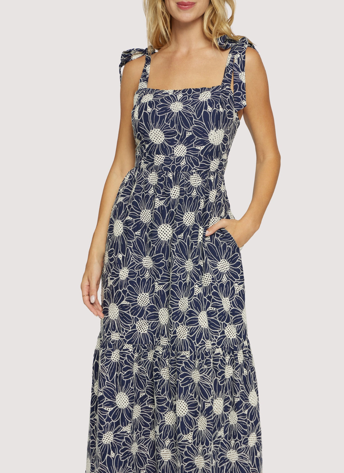 Bloom Embroidered Dress - Stylish In The Saddle