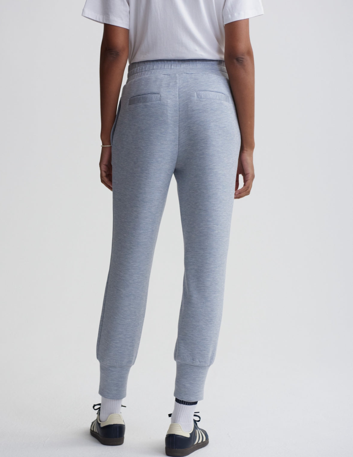 Varley Slim Cuff Pant Blue Marl 27.5” - Stylish In The Saddle