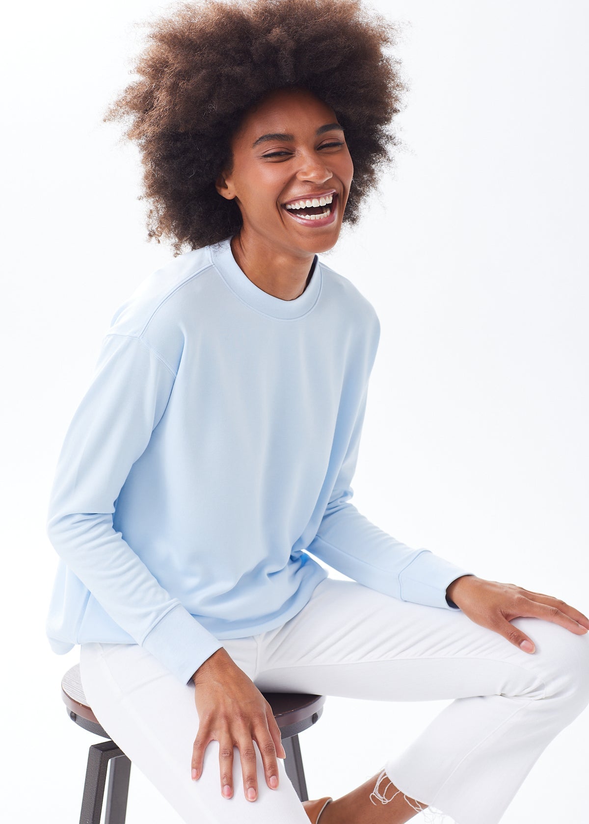 Oversized Sublime Sky Top - Stylish In The Saddle