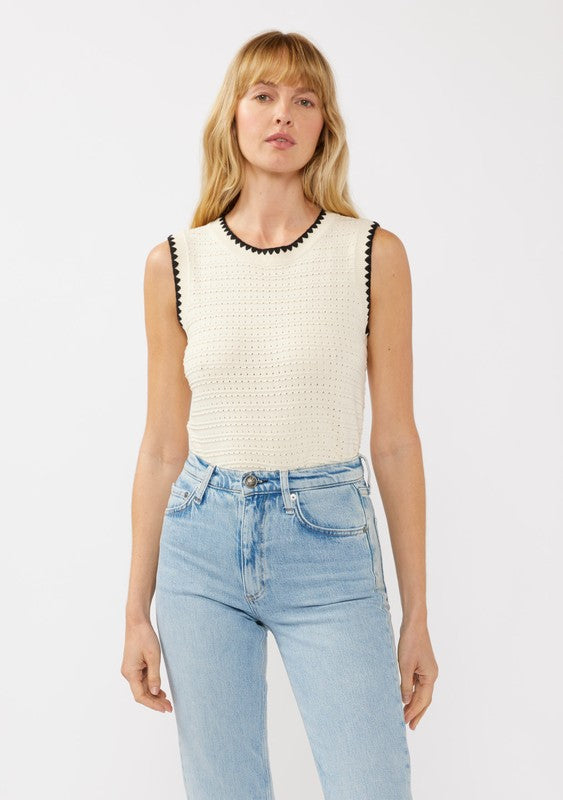 Macy Sleeveless Top - Stylish In The Saddle