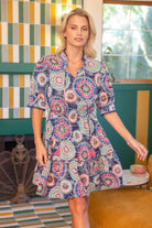 Kaleidoscope Embroidered Dress - Stylish In The Saddle