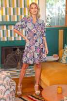 Kaleidoscope Embroidered Dress - Stylish In The Saddle