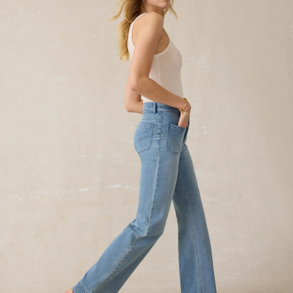 Stretch Terry Pocket Jeans - Stylish In The Saddle