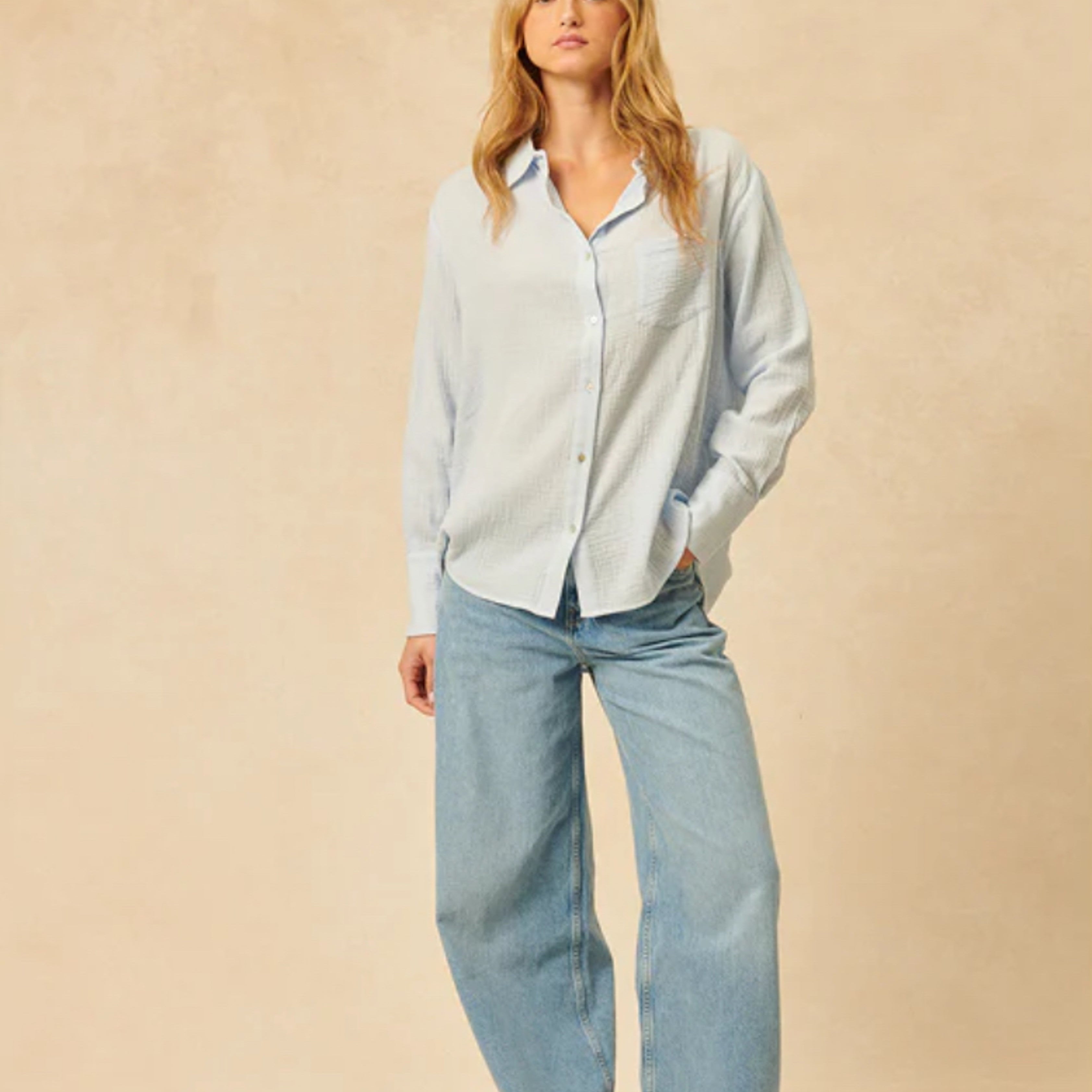 Sky Wyatt Button Down - Stylish In The Saddle