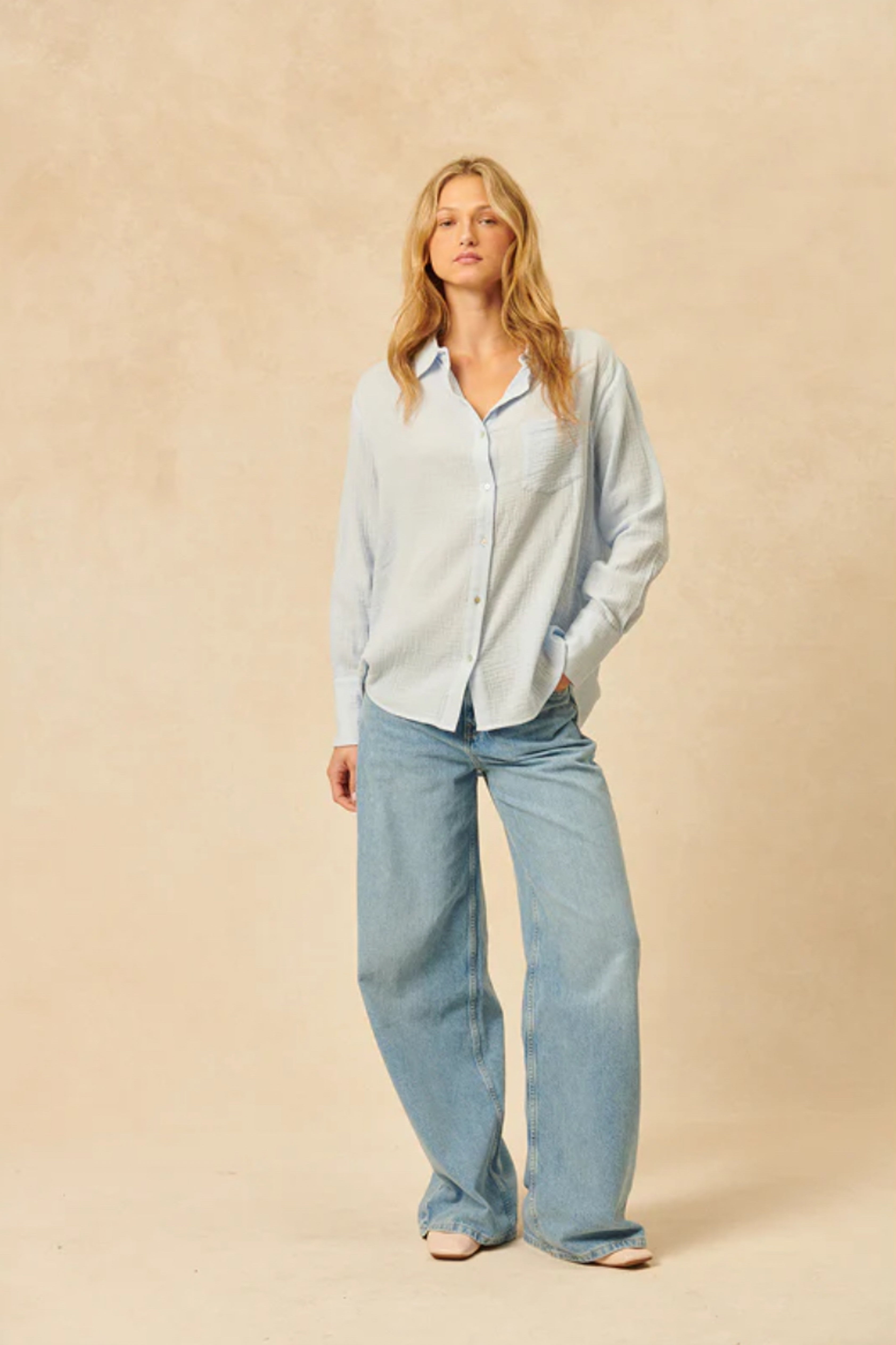 Sky Wyatt Button Down - Stylish In The Saddle