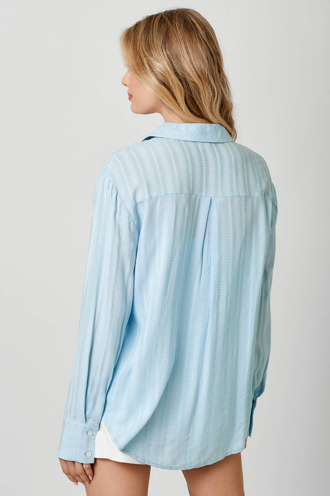 Azure Textured Woven Shirt