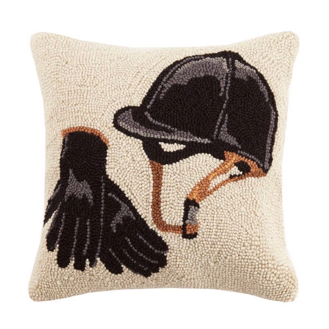 Equestrian Gear Hook Pillow - Stylish In The Saddle