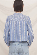 Eyelet Embroidered Blouse