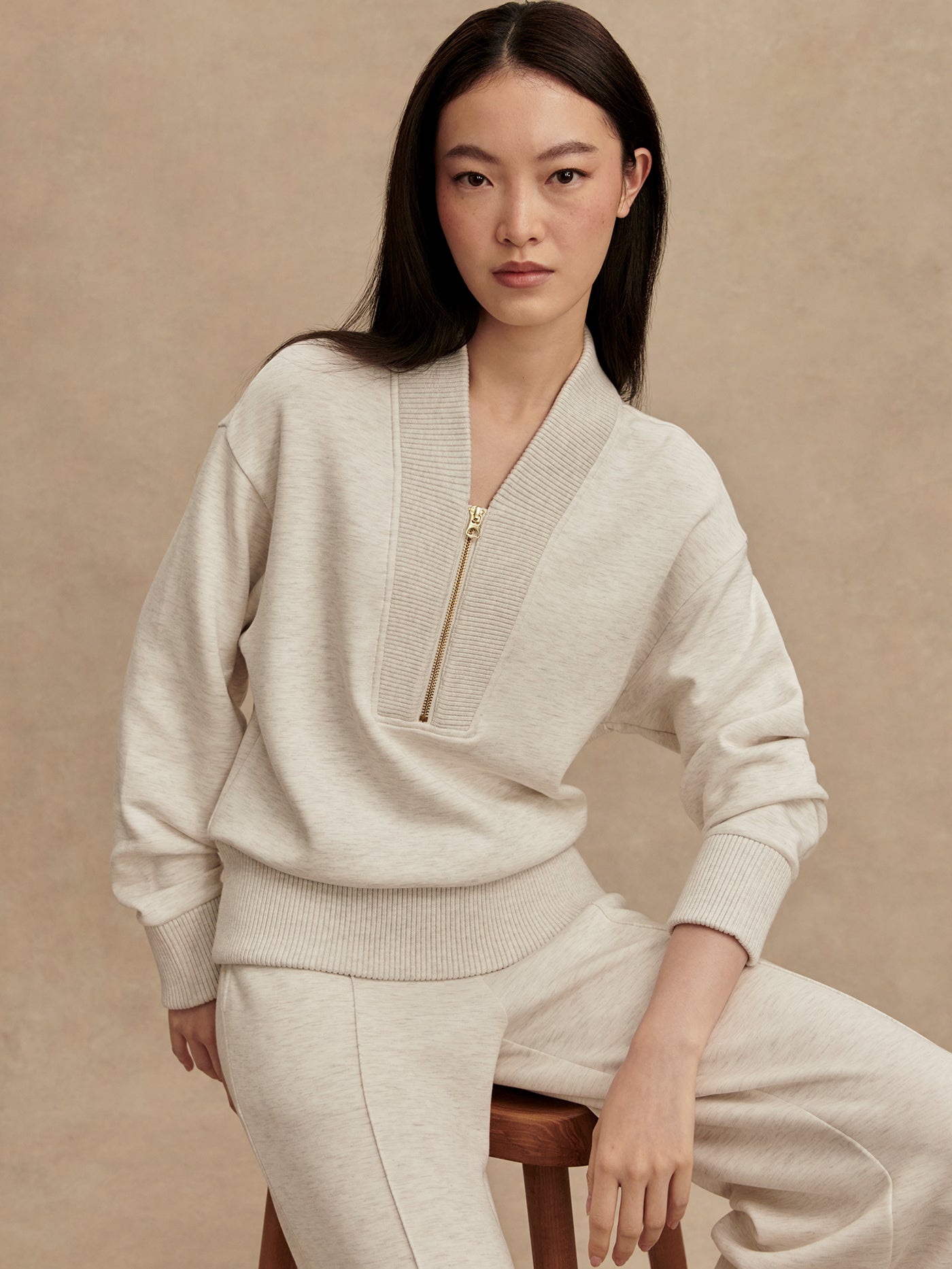 Sally 静床20SW Varley Sally Half Zip Sweater – Elizabeth Boutique