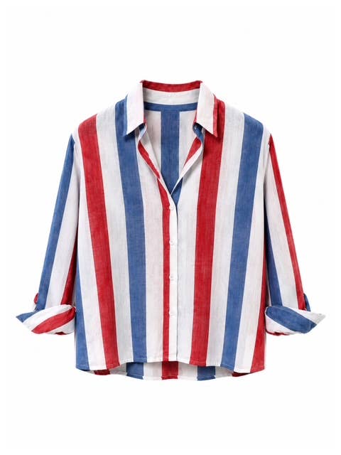 Surf Stripe Button Down Shirt