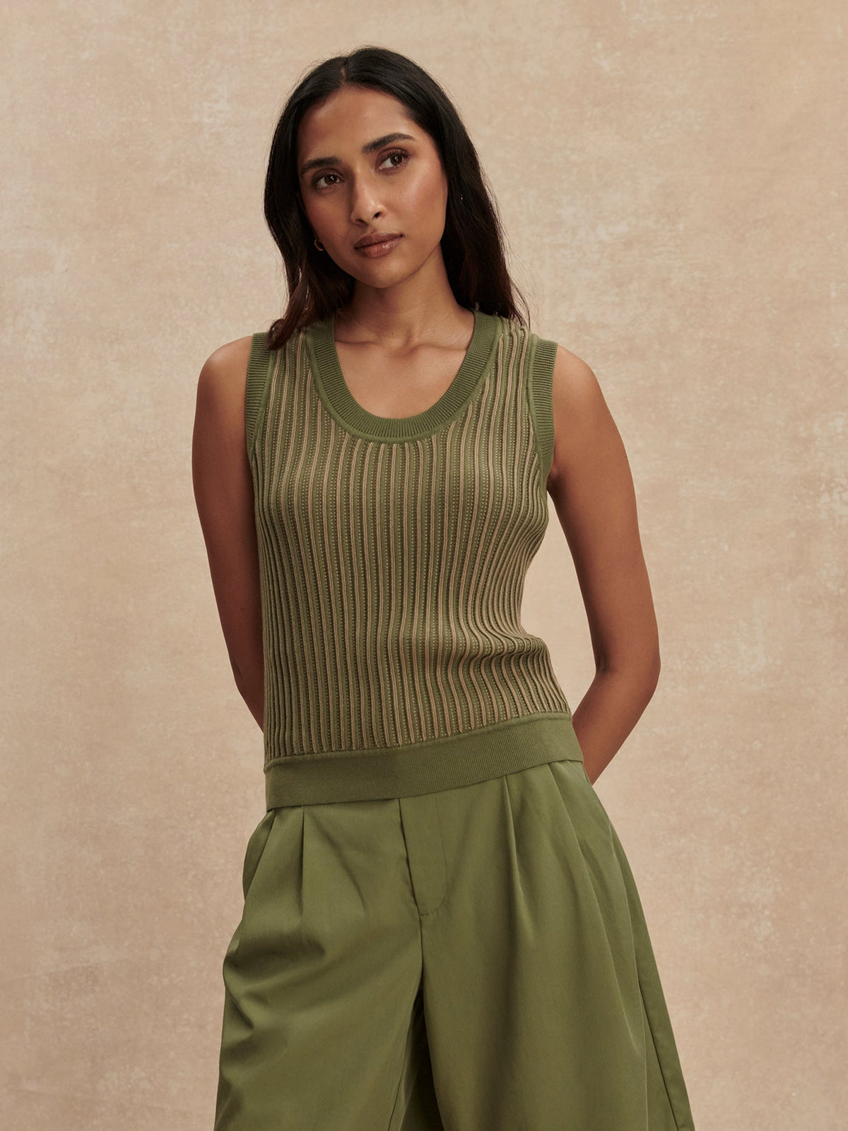 Aldcroft Stitch Knit Tank