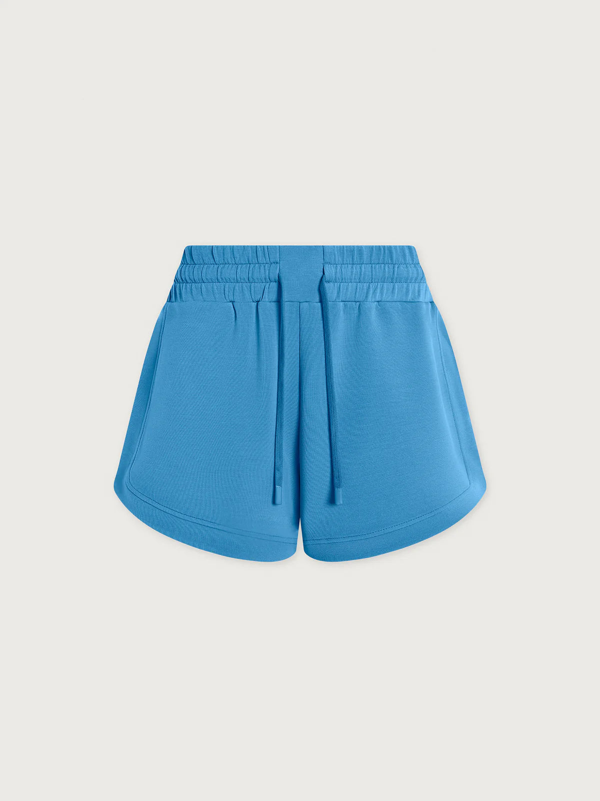 Varley Ollie High Rise Shorts Azure - Stylish In The Saddle