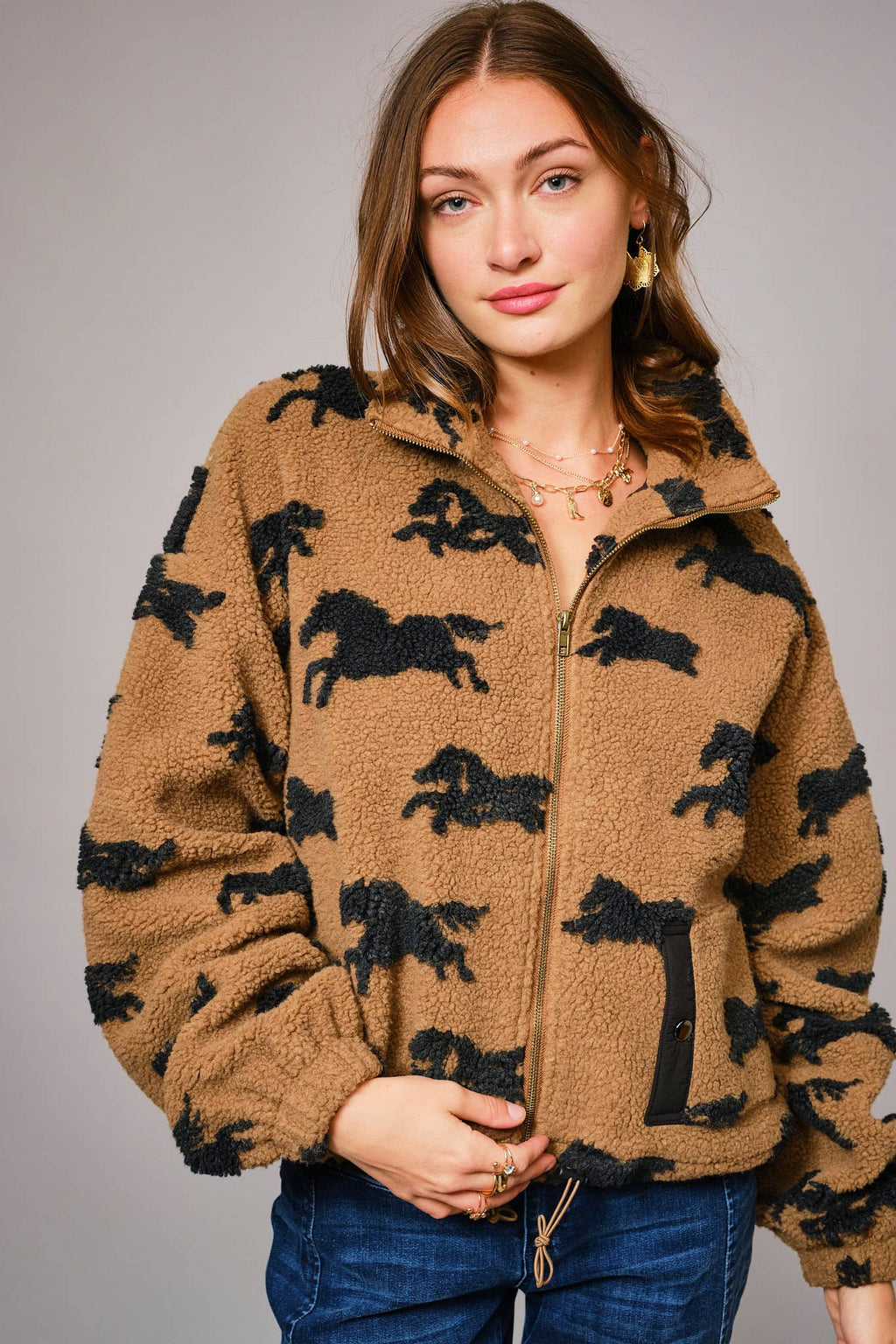 The Pasture Sherpa Zip-Up Jacket