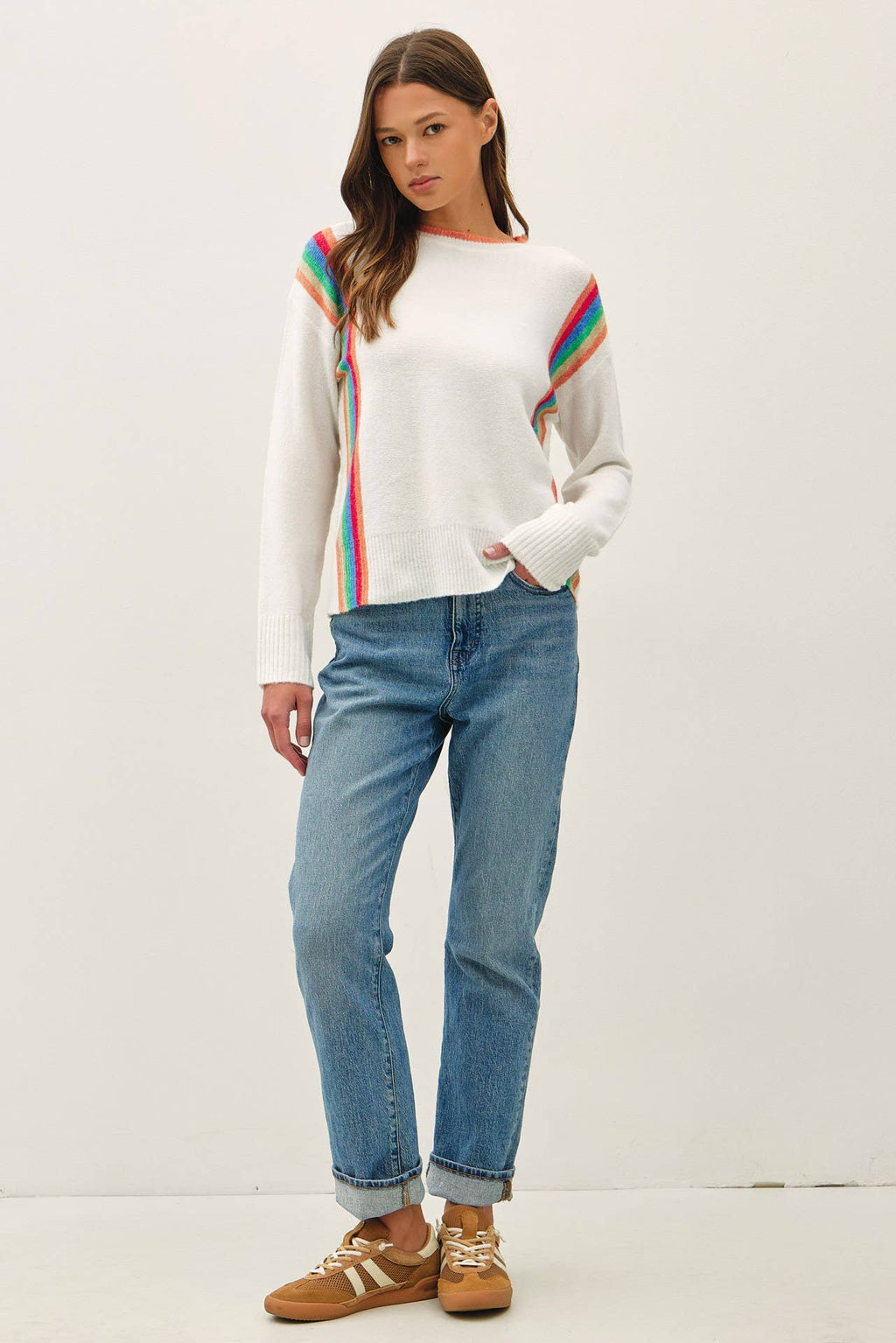 Modern Rainbow Sweater