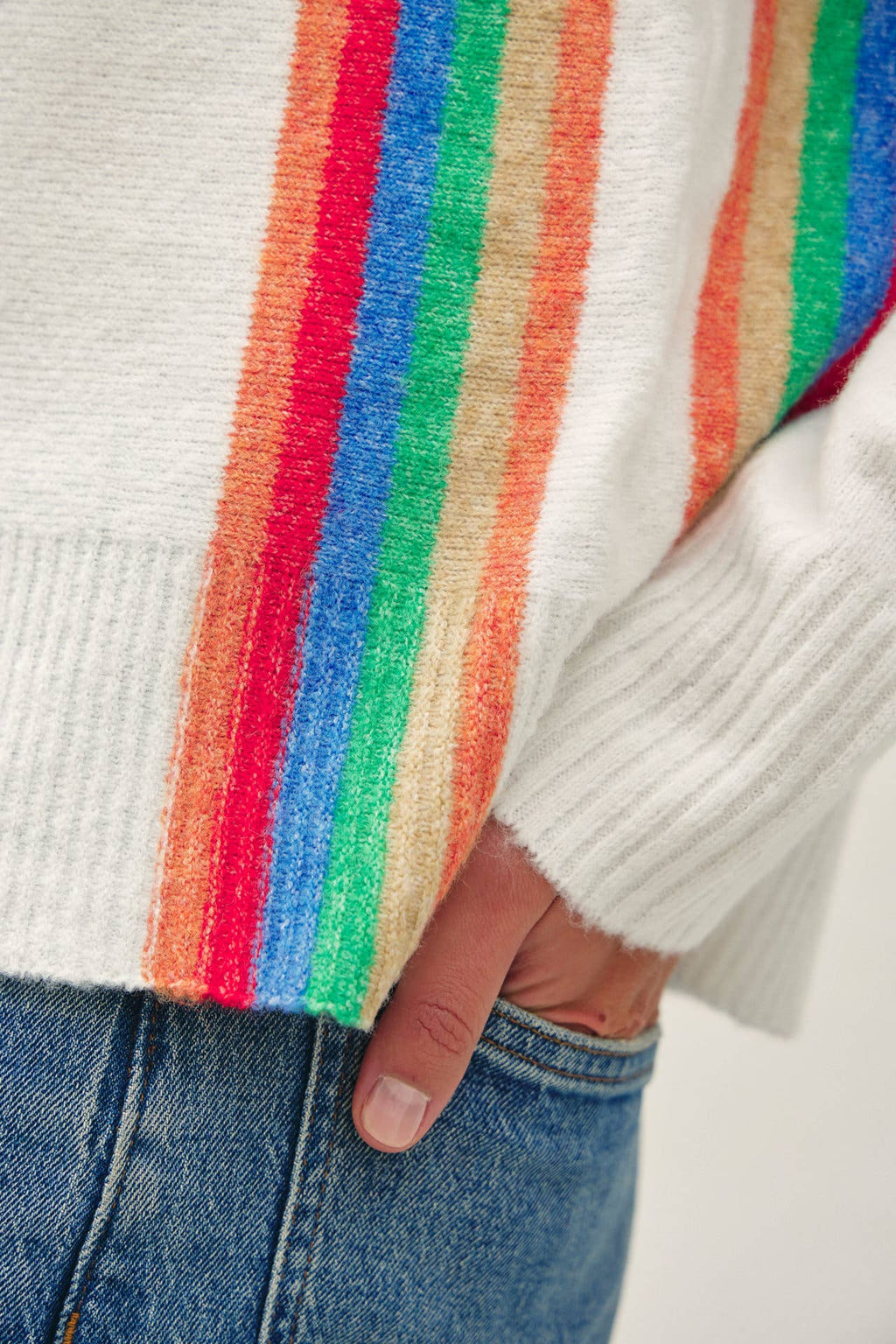 Modern Rainbow Sweater
