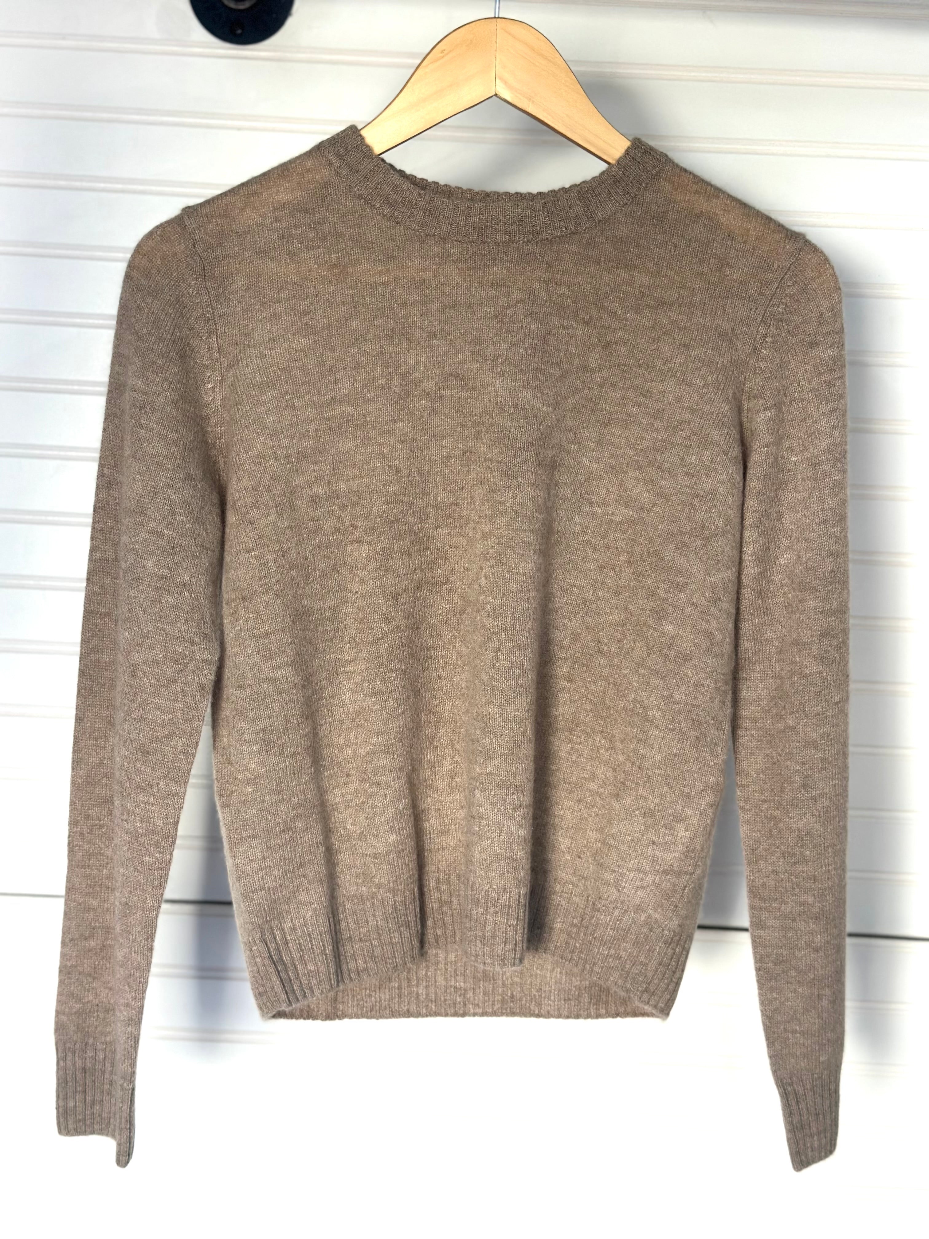 Cashmere Crew Neck Natural - Stylish In The Saddle