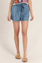 Tencel Denim Shorts - Stylish In The Saddle