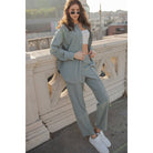 Woven Ankle Pant Limestone - Stylish In The Saddle