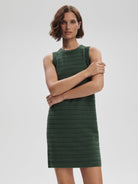Mindy Contrast Stitch Knit Dress - Stylish In The Saddle
