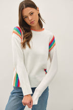Modern Rainbow Sweater
