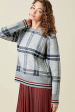 Ella Checkered Sweater