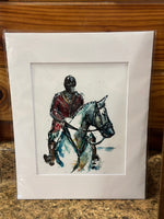Huntsman Watercolor Equestrian Art